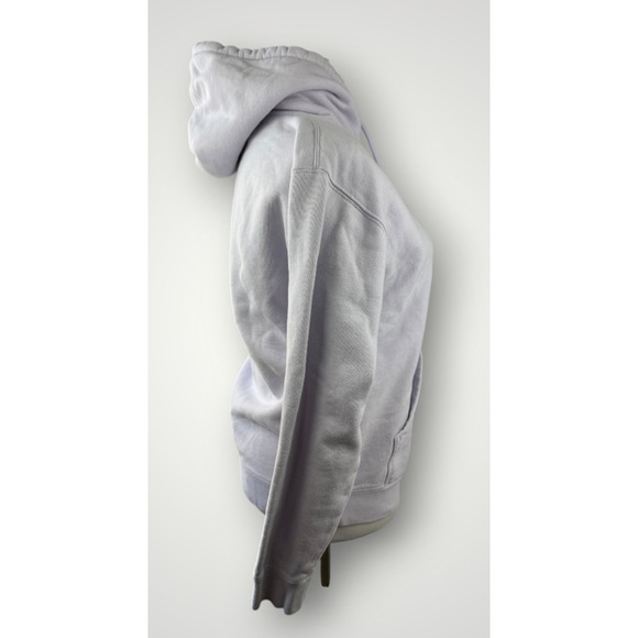 Glossier Limited Edition Lavender Hoodie Embroidered Pullover Sweatshirt Medium - Picture 6 of 16